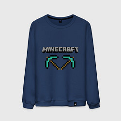 Свитшот хлопковый мужской Minecraft Hero, цвет: тёмно-синий
