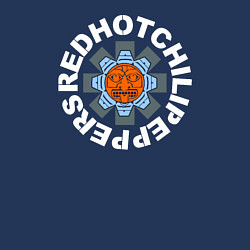 Свитшот хлопковый мужской Red hot chili peppers, цвет: тёмно-синий — фото 2