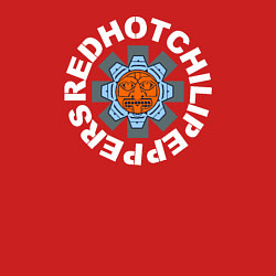 Свитшот хлопковый мужской Red hot chili peppers, цвет: красный — фото 2