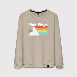 Свитшот хлопковый мужской Pink Floyd, цвет: миндальный