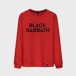 Свитшот хлопковый мужской Black Sabbath, цвет: красный