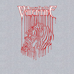 Свитшот хлопковый мужской BFMV: Blooded Skull, цвет: меланж — фото 2