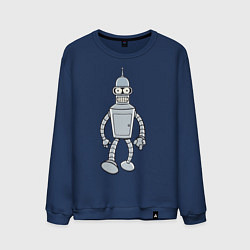 Свитшот хлопковый мужской Iron Bender, цвет: тёмно-синий