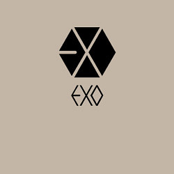 Свитшот хлопковый мужской EXO, цвет: миндальный — фото 2