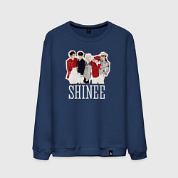 Свитшот хлопковый мужской Shinee, цвет: тёмно-синий