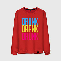 Мужской свитшот Drink Drank Drunk