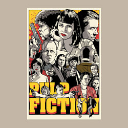 Свитшот хлопковый мужской Pulp Fiction Stories, цвет: миндальный — фото 2