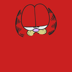 Свитшот хлопковый мужской Garfield Big head, цвет: красный — фото 2