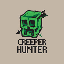 Свитшот хлопковый мужской Creeper hunter, цвет: миндальный — фото 2