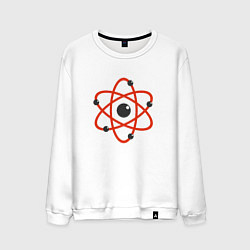 Свитшот хлопковый мужской Atomic Heart: Nuclear, цвет: белый