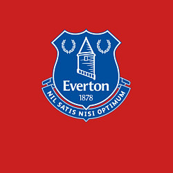 Свитшот хлопковый мужской Эвертон logo - nil satis nisi optimum, цвет: красный — фото 2