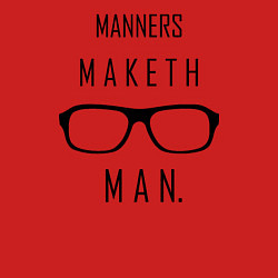 Свитшот хлопковый мужской Kingsman: Manners maketh man, цвет: красный — фото 2