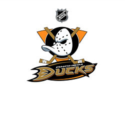 Свитшот хлопковый мужской NHL: Anaheim Ducks, цвет: белый — фото 2