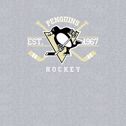 Свитшот хлопковый мужской Pittsburgh Penguins: Est.1967, цвет: меланж — фото 2