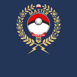 Свитшот хлопковый мужской Poke Master, цвет: тёмно-синий — фото 2