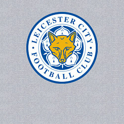 Свитшот хлопковый мужской Leicester City FC, цвет: меланж — фото 2