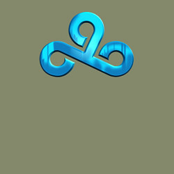Свитшот хлопковый мужской Cloud9 Foil Металлический эффект, цвет: авокадо — фото 2