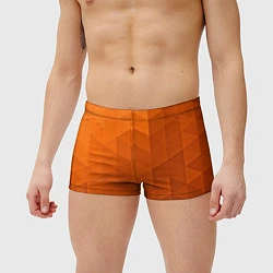 Мужские плавки Orange abstraction, цвет: 3D-принт — фото 2