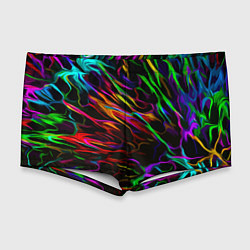 Мужские плавки Neon pattern Vanguard, цвет: 3D-принт