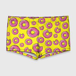 Мужские плавки Пончики Гомера, цвет: 3D-принт