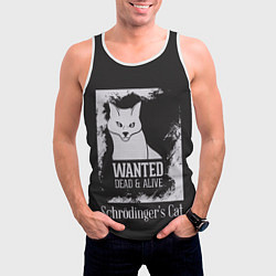 Майка-безрукавка мужская Wanted Cat, цвет: 3D-белый — фото 2