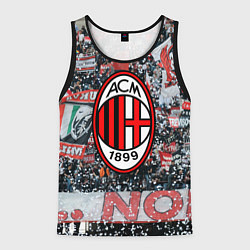 Майка-безрукавка мужская Milan FC, цвет: 3D-черный