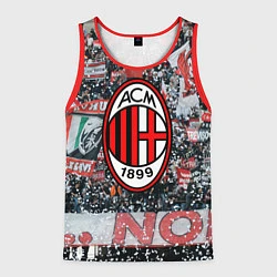 Майка-безрукавка мужская Milan FC, цвет: 3D-красный