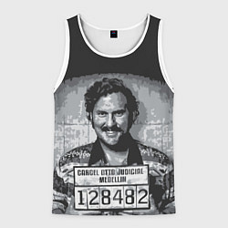 Мужская майка без рукавов Pablo Escobar: Smile