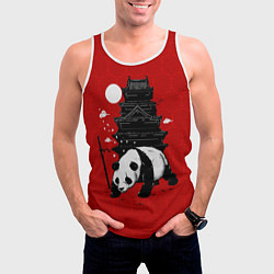Майка-безрукавка мужская Panda Warrior, цвет: 3D-белый — фото 2