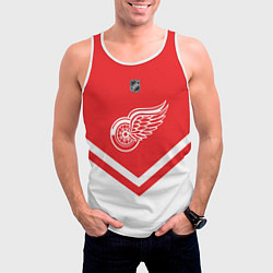 Майка-безрукавка мужская NHL: Detroit Red Wings, цвет: 3D-белый — фото 2