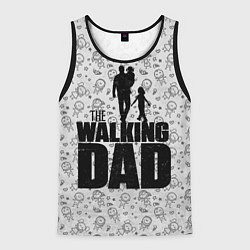 Майка-безрукавка мужская Walking Dad, цвет: 3D-черный