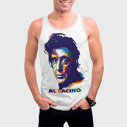 Майка-безрукавка мужская Al Pacino, цвет: 3D-белый — фото 2