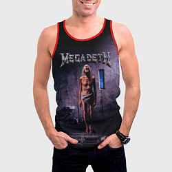 Майка-безрукавка мужская Megadeth: Madness, цвет: 3D-красный — фото 2