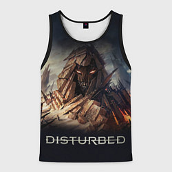 Майка-безрукавка мужская Disturbed: Skull Mountain, цвет: 3D-черный