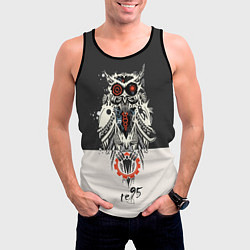 Майка-безрукавка мужская TDD Owl 95, цвет: 3D-черный — фото 2