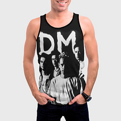 Майка-безрукавка мужская Depeche mode: black, цвет: 3D-черный — фото 2