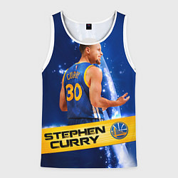 Майка-безрукавка мужская Golden State Warriors 8, цвет: 3D-белый