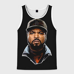 Майка-безрукавка мужская Ice Cube, цвет: 3D-белый