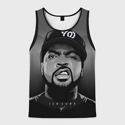 Майка-безрукавка мужская Ice Cube: Gangsta, цвет: 3D-черный