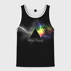 Майка-безрукавка мужская Pink Floyd Logo, цвет: 3D-белый