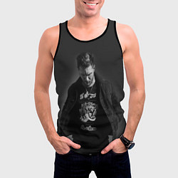 Майка-безрукавка мужская Tom Hardy, цвет: 3D-черный — фото 2