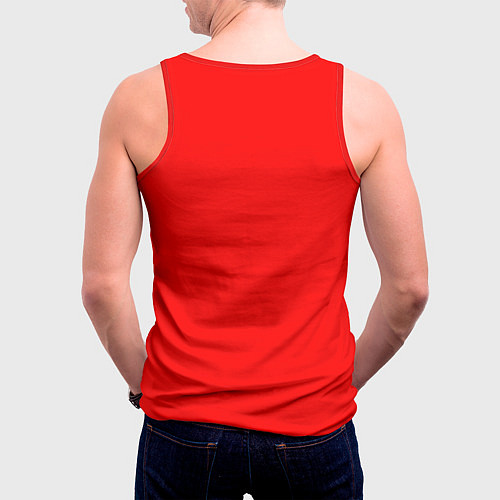 Мужская майка без рукавов Сделано в 1978 СССР / 3D-Красный – фото 4