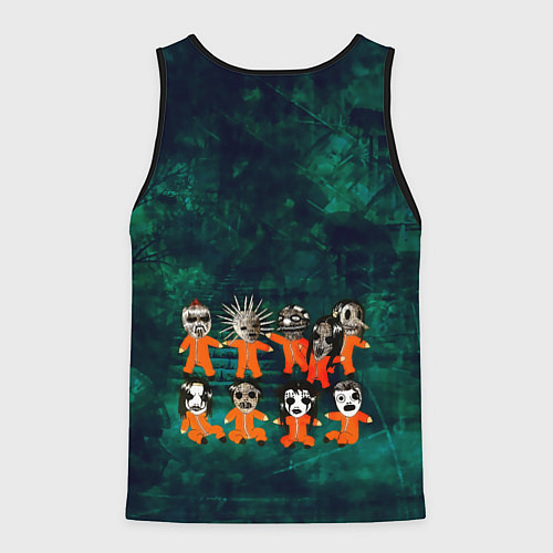 Мужская майка без рукавов Группа Slipknot / 3D-Черный – фото 2