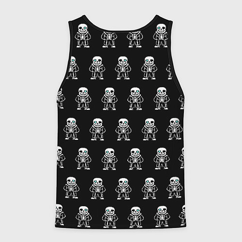 Мужская майка без рукавов Undertale / 3D-Черный – фото 2