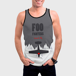 Майка-безрукавка мужская Foo Fighters: Learn to fly, цвет: 3D-черный — фото 2