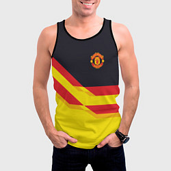 Майка-безрукавка мужская Manchester United, цвет: 3D-черный — фото 2