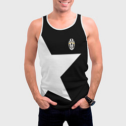 Майка-безрукавка мужская FC Juventus: Star, цвет: 3D-белый — фото 2