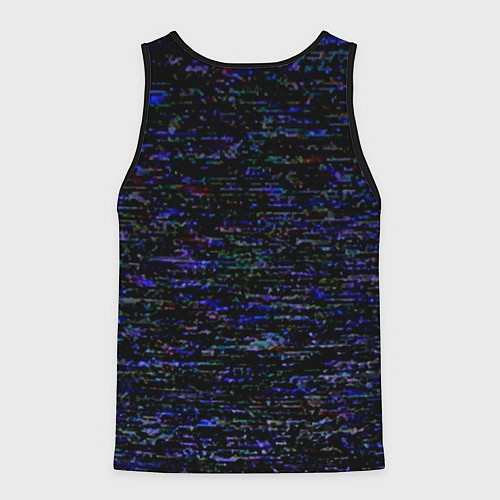 Мужская майка без рукавов 4K VHS / 3D-Черный – фото 2