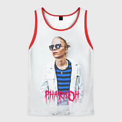 Майка-безрукавка мужская Pharaoh: White side, цвет: 3D-красный
