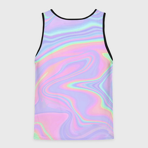 Мужская майка без рукавов Танцуй в моем неоне / 3D-Черный – фото 2